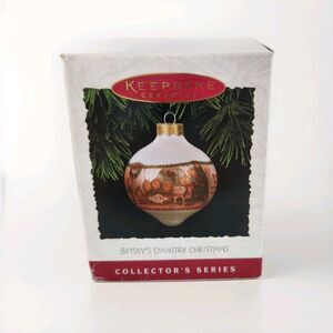 VTG Hallmark Betseys Country Christmas Ornament 1994 3rd in Series Original Box